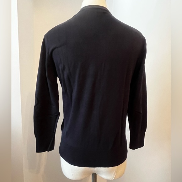 JCrew Jackie Cardigan Navy M - Picture 3 of 5